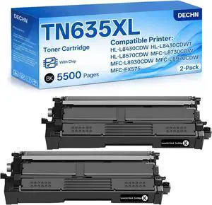 TN635XL Black Toner Cartridge Compatible with Brother MFC-L8930CDW TN635XL Black Toner Cartridge Compatible with Brother MFC-L8930CDW
