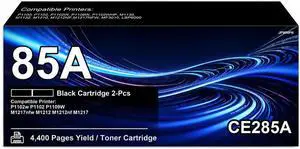 85A CE285A Black High-Yield Black Toner Cartridge 2-Pack 85A CE285A Black High-Yield Black Toner Cartridge 2-Pack