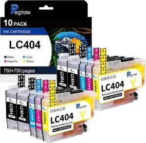 LC404 Ink Cartridges Replacement for Brother LC 404 LC-404 LC404BK, 10Pack LC404 Ink Cartridges Replacement for Brother LC 404 LC-404 LC404BK, 10Pack