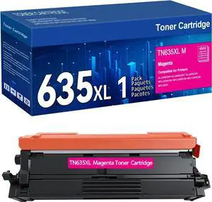 1 Pack TN635 TN635XL Magenta Toner Cartridge Replacement for Brother TN635XL Toner Work for HL-L8430CDW, HL-L8430CDWT, HL-L8570CDW,MFC-L8730CDW, MFC-L8930CDW, MFC-L8970CDW and MFC-EX575 Printers 1 Pack TN635 TN635XL Magenta Toner Cartridge Replacement for Brother TN635XL Toner Work for HL-L8430CDW, HL-L8430CDWT, HL-L8570CDW,MFC-L8730CDW, MFC-L8930CDW, MFC-L8970CDW and MFC-EX575 Printers