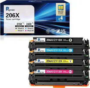 206X Extra High Yield Toner Cartridge Replacement for HP 206 206X 206A 206X Extra High Yield Toner Cartridge Replacement for HP 206 206X 206A
