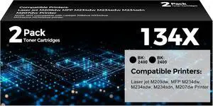 134X Black Toner Cartridge High-Yield with Chip Compatible for HP 134X 134A 134X Black Toner Cartridge High-Yield with Chip Compatible for HP 134X 134A