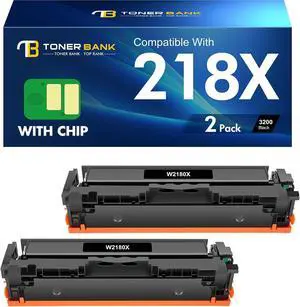 W2180X 218X Black Toner for HP 218X Black Toner Cartridge High Yield 2 Pack W2180X 218X Black Toner for HP 218X Black Toner Cartridge High Yield 2 Pack