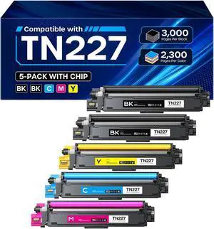 TN227 TN-227 Toner Cartridge Compatible Replacement for Brother TN 227 TN227 TN-227 Toner Cartridge Compatible Replacement for Brother TN 227