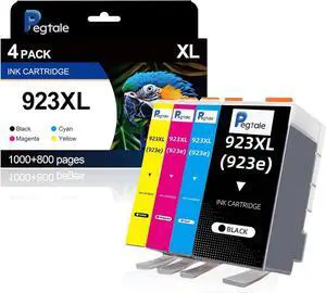 923 XL High Yield Ink Cartridges Combo Pack Replacement for HP 923 / 923e XL Ink Cartridges Work with for HP OfficeJet Pro 8120/8123/8130/8133 Printer (4 Pack BK/C/Y/M) 923 XL High Yield Ink Cartridges Combo Pack Replacement for HP 923 / 923e XL Ink Cartridges Work with for HP OfficeJet Pro 8120/8123/8130/8133 Printer (4 Pack BK/C/Y/M)