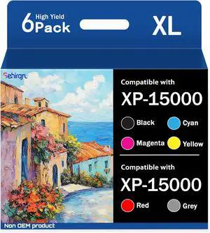 Remanufactured High Yield 312XL 314XL Ink Cartridges Replacement for XP-15000 Ink Cartridge with Expression Photo XP-15000 Printer (6-Pack, 1 Black,1 Cyan,1 Magenta,1 Yellow,1 Red,1 Gray) Remanufactured High Yield 312XL 314XL Ink Cartridges Replacement for XP-15000 Ink Cartridge with Expression Photo XP-15000 Printer (6-Pack, 1 Black,1 Cyan,1 Magenta,1 Yellow,1 Red,1 Gray)