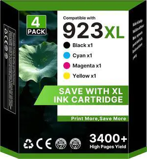 923XL 923 8130e Ink Cartridges Combo Pack Replacement for HP 923XL 923e 923XL 923 8130e Ink Cartridges Combo Pack Replacement for HP 923XL 923e