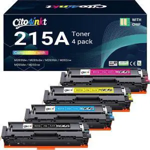 215A Toner Cartridges 4 Pack Replacement for HP 215A W2310A M183fdw Toner 215A Toner Cartridges 4 Pack Replacement for HP 215A W2310A M183fdw Toner