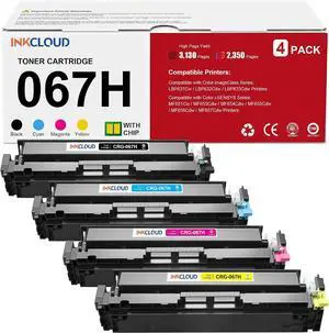 067h Toner Cartridge Set Replacement for Canon 067h 067 MF656Cdw MF653Cdw 067h Toner Cartridge Set Replacement for Canon 067h 067 MF656Cdw MF653Cdw