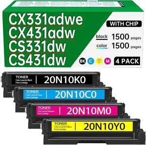 cs331 cx331 Toner Cartridges Compatible with Lexmark CS331dw CS431dw cs331 cx331 Toner Cartridges Compatible with Lexmark CS331dw CS431dw