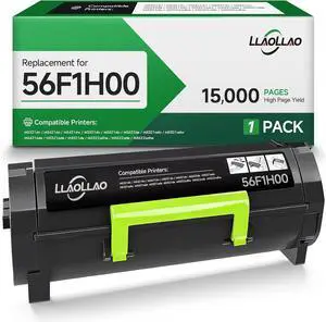 56F1H00 Toner Replacement for Lexmark 56F1H00 56F1000 Black Toner Cartridge High Yield for MS321 MS521 MS421 MS621 MS622 MX321 MX421 MX521 MX522 MX622 Laser Printer (15,000 Pages) 56F1H00 Toner Replacement for Lexmark 56F1H00 56F1000 Black Toner Cartridge High Yield for MS321 MS521 MS421 MS621 MS622 MX321 MX421 MX521 MX522 MX622 Laser Printer (15,000 Pages)