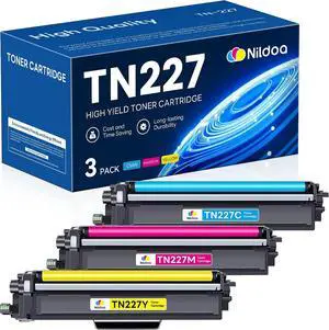 TN227 TN-227C/M/Y Toner Cartridge High Yield Compatible TN227C TN227M TN227Y Replacement for Brother TN227C/M/Y TN-227 HL-L3230CDW HL-L3210CW MFC-L3750CDW Printer Ink 3 Pack TN227 TN-227C/M/Y Toner Cartridge High Yield Compatible TN227C TN227M TN227Y Replacement for Brother TN227C/M/Y TN-227 HL-L3230CDW HL-L3210CW MFC-L3750CDW Printer Ink 3 Pack