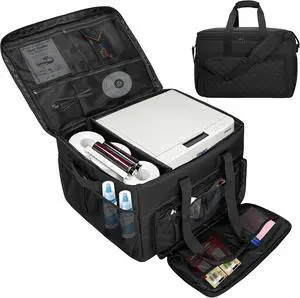 CROTIRAD Printer Carrying Case Compatible with DNP/Fujifilm/HiTi Photo Printer CROTIRAD Printer Carrying Case Compatible with DNP/Fujifilm/HiTi Photo Printer