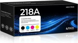 218A Toner Cartridges 4 Pack 3301fdw Toner Compatible for HP 218A 218X 218A Toner Cartridges 4 Pack 3301fdw Toner Compatible for HP 218A 218X