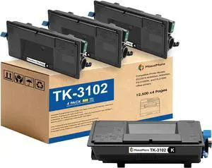 MasaiMara High Capacity TK-3102 TK 3102 TK3102 1T02MS0US0 12,500 Pages Compatible Toner Cartridges Replacement for Kyocera ECOSYS M3540idn M3040idn FS-2100DN FS-2100D Printer (Black, 4-Pack) MasaiMara High Capacity TK-3102 TK 3102 TK3102 1T02MS0US0 12,500 Pages Compatible Toner Cartridges Replacement for Kyocera ECOSYS M3540idn M3040idn FS-2100DN FS-2100D Printer (Black, 4-Pack)