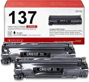 CRG-137 137 Toner Cartridge Replacement for Canon 137 Black Toner Cartridge CRG137 ImageClass D570 LBP151dw MF216n MF236n MF232W MF227dw MF229dw MF244dw MF247dw Printer (2 Black) CRG-137 137 Toner Cartridge Replacement for Canon 137 Black Toner Cartridge CRG137 ImageClass D570 LBP151dw MF216n MF236n MF232W MF227dw MF229dw MF244dw MF247dw Printer (2 Black)