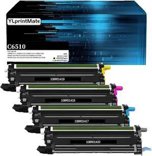 Phaser 6510 WorkCentre 6515 Drum Unit Replacement for Xerox 108R01417 108R01418 108R01419 108R01420 Compatible with Xerox Phaser 6510 WorKCentre 6515 printer Black/Cyan/Magenta/Yellow Drum Cartridge Phaser 6510 WorkCentre 6515 Drum Unit Replacement for Xerox 108R01417 108R01418 108R01419 108R01420 Compatible with Xerox Phaser 6510 WorKCentre 6515 printer Black/Cyan/Magenta/Yellow Drum Cartridge