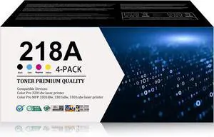 Juneboy 218A Toner Cartridges 4 Pack (1Black, 1Cyan, 1Magenta, 1Yellow) Juneboy 218A Toner Cartridges 4 Pack (1Black, 1Cyan, 1Magenta, 1Yellow)