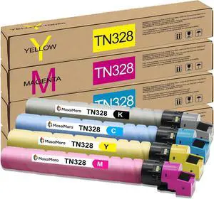 MasaiMara TN328 TN-328 TN328K TN328C TN328M TN328Y High-Yield Toner Cartridge Compatible for Konica Minolta bizhub C250i C300i C360i C450i C550i C650i C7130i C750i Printers MasaiMara TN328 TN-328 TN328K TN328C TN328M TN328Y High-Yield Toner Cartridge Compatible for Konica Minolta bizhub C250i C300i C360i C450i C550i C650i C7130i C750i Printers