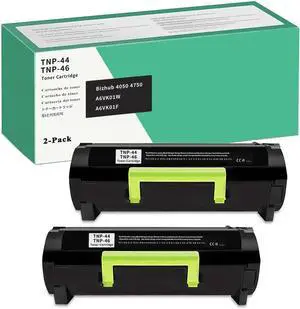 TNP44 TNP46 Black Toner Cartridge High Yield Replacement for Konica TNP-44 TNP-46 A6VK01F A6VK01W Toner Cartridge for Minolta Bizhub 4050 4750 Printer 20,000 Pages TNP44 TNP46 Black Toner Cartridge High Yield Replacement for Konica TNP-44 TNP-46 A6VK01F A6VK01W Toner Cartridge for Minolta Bizhub 4050 4750 Printer 20,000 Pages