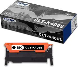 1-Pack CLT-K406S High Yield Black Toner Cartridge(with chip), Replacement for Samsung CLT-K406S for Xpress C46x C41x Series C410W C460W C460FW C412W/C413W C462W/C462FW C463W/C463FW CLX-330x Printer 1-Pack CLT-K406S High Yield Black Toner Cartridge(with chip), Replacement for Samsung CLT-K406S for Xpress C46x C41x Series C410W C460W C460FW C412W/C413W C462W/C462FW C463W/C463FW CLX-330x Printer