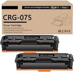 CRG-075 Compatible for Canon 075 075H CRG075 CRG-075H 2 Black Toner Cartridges for Color imageCLASS MF663Cdw MF665Cdw LBP646Cdw MF662Cdw LBP647Cdw LBP640c MF660c Printers CRG-075 Compatible for Canon 075 075H CRG075 CRG-075H 2 Black Toner Cartridges for Color imageCLASS MF663Cdw MF665Cdw LBP646Cdw MF662Cdw LBP647Cdw LBP640c MF660c Printers