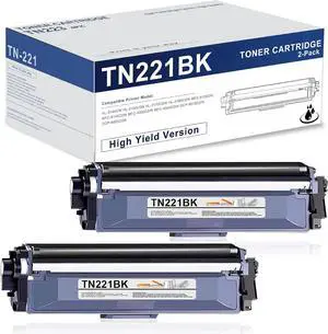 MOLIMER TN-221 TN221BK Black Toner Cartridge Replacement for Brother TN221 TN-221BK MFC-9130CW MFC-9340CDW HL-3170CDW HL-3140CW Toner Printer (2 Pack) MOLIMER TN-221 TN221BK Black Toner Cartridge Replacement for Brother TN221 TN-221BK MFC-9130CW MFC-9340CDW HL-3170CDW HL-3140CW Toner Printer (2 Pack)