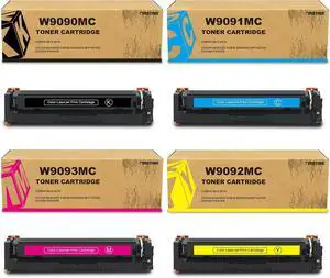 High Capacity W9090MC Toner Cartridges W9090MC W9091MC W9093MC W9092MC Compatible with Color Managed E45028 E45028DN,MFP E47528 E47528f Printers (Latest chip,Show Ink Level) High Capacity W9090MC Toner Cartridges W9090MC W9091MC W9093MC W9092MC Compatible with Color Managed E45028 E45028DN,MFP E47528 E47528f Printers (Latest chip,Show Ink Level)