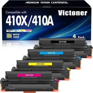 410X 410A Toner Cartridge for HP CF410X CF410A MFP M477fnw M477fdw M452dn 410X 410A Toner Cartridge for HP CF410X CF410A MFP M477fnw M477fdw M452dn