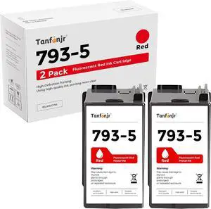 2 Pack 793-5 Red Ink Cartridge Compatible 793-5 High Capacity Red Ink 2 Pack 793-5 Red Ink Cartridge Compatible 793-5 High Capacity Red Ink
