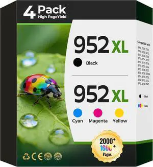 952XL Ink Cartridges for Office Jet 8702 Compatible for HP 952XL, B/C/M/Y 952XL Ink Cartridges for Office Jet 8702 Compatible for HP 952XL, B/C/M/Y