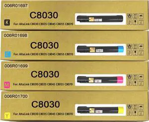 Altalink C8030 C8035 C8045 C8055 C8070 Toner Cartridges Compatible with Xerox AltaLink C8030 C8035 C8045 C8055 C8070 Printer - 006R01697 006R01698 006R01699 006R01700 (4-Pack) Altalink C8030 C8035 C8045 C8055 C8070 Toner Cartridges Compatible with Xerox AltaLink C8030 C8035 C8045 C8055 C8070 Printer - 006R01697 006R01698 006R01699 006R01700 (4-Pack)