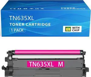 TN635XLM Toner Cartridge with Chip Compatible for Brother TN635XL TN635 Magenta for HL-L8430CDW HL-L8570CDW HL-L8430CDWT MFC-L8730CDW MFC-L8930CDW MFC-L8970CDW MFC-EX575 Printer TN635XLM Toner Cartridge with Chip Compatible for Brother TN635XL TN635 Magenta for HL-L8430CDW HL-L8570CDW HL-L8430CDWT MFC-L8730CDW MFC-L8930CDW MFC-L8970CDW MFC-EX575 Printer