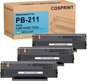 PB-211 Toner Cartridge 1600 Pages Replacement for Pantum PB211 PB-211E PB211EV Toner Cartridge for Pantum P2502W P2500W P2200 M6552NW M6550NW M6600NW M6602NW Series, Black 3-Pack PB-211 Toner Cartridge 1600 Pages Replacement for Pantum PB211 PB-211E PB211EV Toner Cartridge for Pantum P2502W P2500W P2200 M6552NW M6550NW M6600NW M6602NW Series, Black 3-Pack
