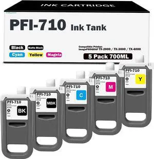 SkyPrint TX-3000 Ink Tank PFI710 Ink Cartridge 700ML Compatible with SkyPrint TX-3000 Ink Tank PFI710 Ink Cartridge 700ML Compatible with