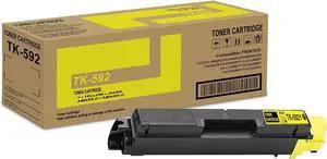 1 Pack TK-592Y 1T02KVBUS0 Yellow Toner Cartridge High Yield Compatible TK-592Y TK592Y Replacement for Kyocera Ecosys M6026cidn M6526cdn P6026cdn FS-C2026MFP FS-C2126MFP FS-C2526MFP FS-C5250DN Printer 1 Pack TK-592Y 1T02KVBUS0 Yellow Toner Cartridge High Yield Compatible TK-592Y TK592Y Replacement for Kyocera Ecosys M6026cidn M6526cdn P6026cdn FS-C2026MFP FS-C2126MFP FS-C2526MFP FS-C5250DN Printer