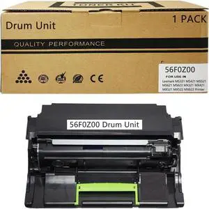 56F0Z00 Imaging Drum Unit Compatible for Lexmark MS321 MS421 MS521 MS621 MS622 MX321 MX421 MX521 MX522 MX622 Printer Toner Drum Unit High Yield 60,000 Pages(1 Pack Black) 56F0Z00 Imaging Drum Unit Compatible for Lexmark MS321 MS421 MS521 MS621 MS622 MX321 MX421 MX521 MX522 MX622 Printer Toner Drum Unit High Yield 60,000 Pages(1 Pack Black)