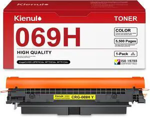 069H High Capacity Toner Cartridge CRG069H CRG-069H CRG 069H Toner Replacement for Canon Color ImageCLASS MF753Cdw MF751Cdw MF752Cdw MF756Cx LBP674Cdw LBP673Cdw LBP674Cx Printer Toner (1 Yellow) 069H High Capacity Toner Cartridge CRG069H CRG-069H CRG 069H Toner Replacement for Canon Color ImageCLASS MF753Cdw MF751Cdw MF752Cdw MF756Cx LBP674Cdw LBP673Cdw LBP674Cx Printer Toner (1 Yellow)