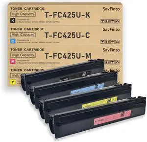 T-FC425U TFC425U High Yield Toner Cartridge Compatible T-FC425U-K/C/M/Y Replacement for Toshiba E-Studio 2525AC 3025AC 3525ACG 4525AC 4525ACG 5525AC 5525ACG 6525AC Printer (BCMY,4Pack) T-FC425U TFC425U High Yield Toner Cartridge Compatible T-FC425U-K/C/M/Y Replacement for Toshiba E-Studio 2525AC 3025AC 3525ACG 4525AC 4525ACG 5525AC 5525ACG 6525AC Printer (BCMY,4Pack)