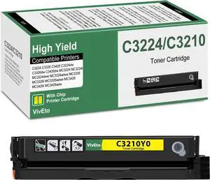 MC3426 C3210 C3224 Yellow Toner Cartridge with New Chip C3210Y0 Toner MC3426 C3210 C3224 Yellow Toner Cartridge with New Chip C3210Y0 Toner