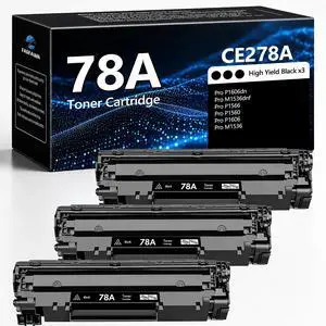 78A Toner Cartridges 3 Pack Black High Yield Replacement for HP 78A Toner for Pro P1606dn M1536dnf P1566 P1560 P1606 M1536 Printer CE278A 78A Toner Cartridges 3 Pack Black High Yield Replacement for HP 78A Toner for Pro P1606dn M1536dnf P1566 P1560 P1606 M1536 Printer CE278A