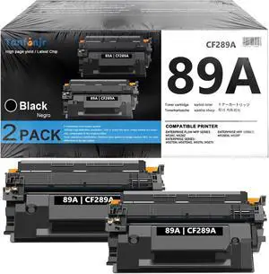 89A Black Toner Cartridge (with Chip) 2-Pack 89A Black Toner Cartridge (with Chip) 2-Pack