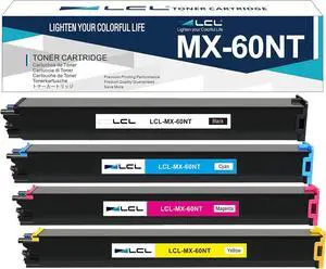 MX-60NT MX60NT Toner Cartridge High Yield Replacement for Sharp MX-60NTBA MX-60NTCA MX-60NTMA MX-60NTYA for MX-2630N MX-3050N MX-3050V MX-3070N MX-3070V MX-3550N MX-3550V MX-3570N Printer (4-Pack) MX-60NT MX60NT Toner Cartridge High Yield Replacement for Sharp MX-60NTBA MX-60NTCA MX-60NTMA MX-60NTYA for MX-2630N MX-3050N MX-3050V MX-3070N MX-3070V MX-3550N MX-3550V MX-3570N Printer (4-Pack)