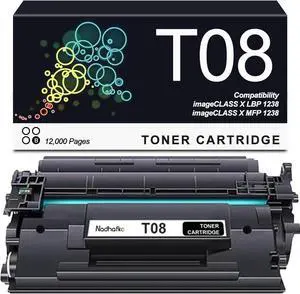 T08 T08L Black Replacement for Canon T08 Black Toner Cartridge - 3010C005AA T08 T08L Black Replacement for Canon T08 Black Toner Cartridge - 3010C005AA