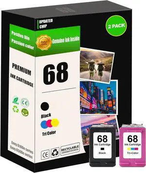 68 Black/Tri-Color Ink Cartridges Combo Pack 68 Black/Tri-Color Ink Cartridges Combo Pack