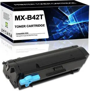 Compatible with Sharp MX-B42T Black Toner Cartridge High Yield Compatible with Sharp MX-B42T Black Toner Cartridge High Yield