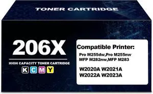 SkyPrint 206X Toner Cartridge High Capacity W2110X W2111X W2112X W2113X SkyPrint 206X Toner Cartridge High Capacity W2110X W2111X W2112X W2113X