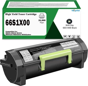 SkyPrint 66S1X00 High Yield Toner Cartridge for Lexmark 66S1X00 66S0X0G SkyPrint 66S1X00 High Yield Toner Cartridge for Lexmark 66S1X00 66S0X0G