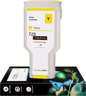 728 300ml x 1PK Yellow Ink cartridges F9K15A Compatible Ink Cartridge Replacement for HP DesignJet T730 T830 Printers (1 Y)-US 728 300ml x 1PK Yellow Ink cartridges F9K15A Compatible Ink Cartridge Replacement for HP DesignJet T730 T830 Printers (1 Y)-US