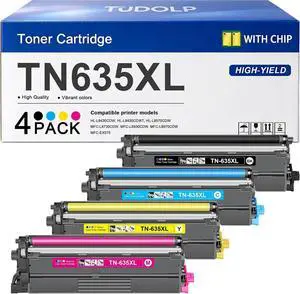 TN635XL Toner Cartridges 4 Pack Compatible for Brother mfc-l8930cdw toner TN635XL Toner Cartridges 4 Pack Compatible for Brother mfc-l8930cdw toner